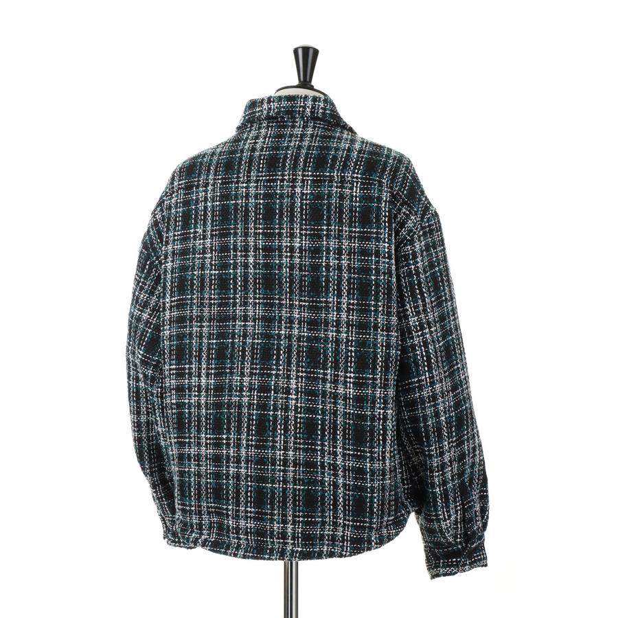 【P5倍】Tweed Padding Blouson -NAVY (LEJ254) LEGENDA(レジェンダ) | LEGENDA | 02