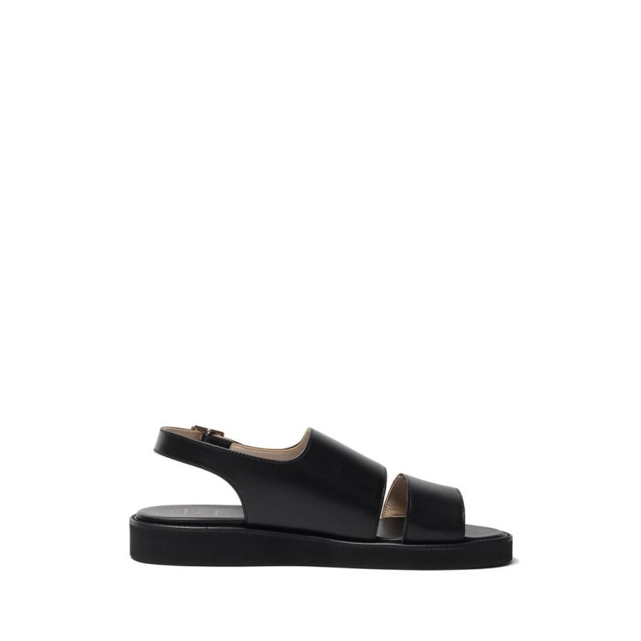 BACK BELT SANDALS / BLACK(FTC2312015) foot the coacher(フットザコーチャー)の画像