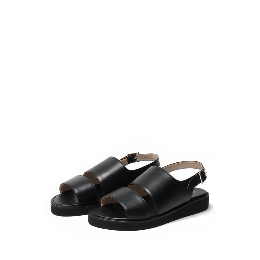 BACK BELT SANDALS / BLACK(FTC2312015) foot the coacher(フットザコーチャー) | foot the coacher | 02