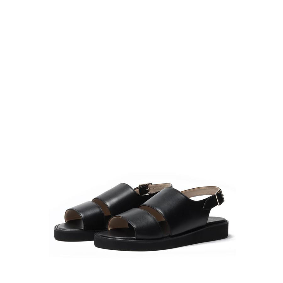 BACK BELT SANDALS / BLACK(FTC2312015) foot the coacher(フットザコーチャー)の画像