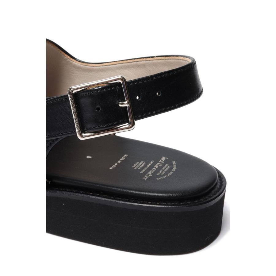 BACK BELT SANDALS / BLACK(FTC2312015) foot the coacher(フットザコーチャー)の画像