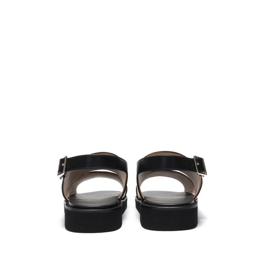 BACK BELT SANDALS / BLACK(FTC2312015) foot the coacher(フットザコーチャー)の画像
