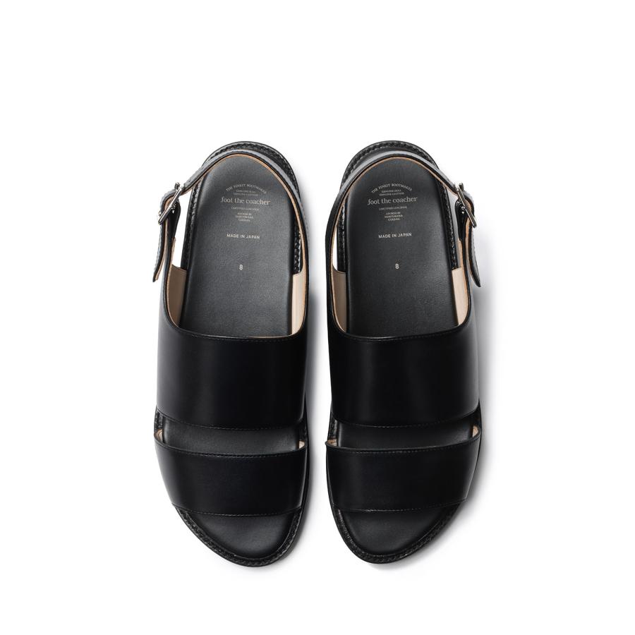 BACK BELT SANDALS / BLACK(FTC2312015) foot the coacher(フットザコーチャー) | foot the coacher | 08