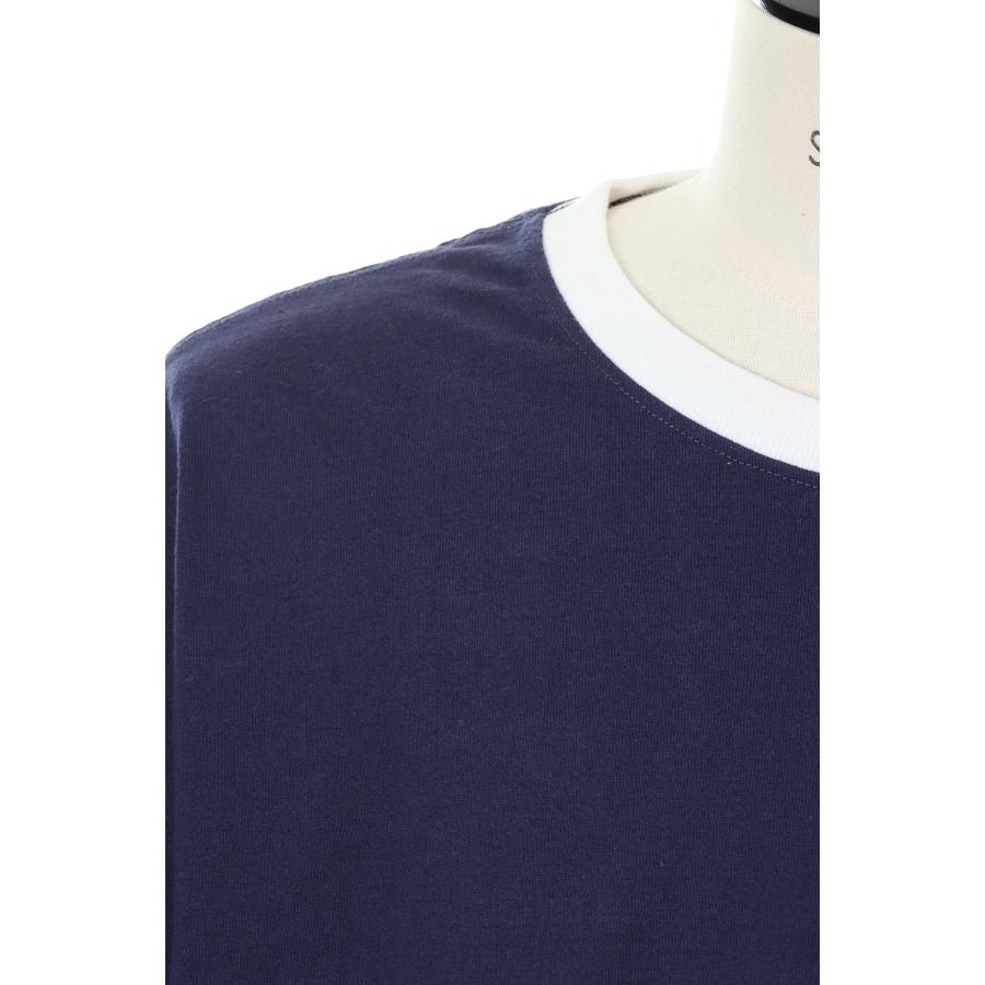 【P5倍 / SALE】BAGGY TEE L/S COTTON BORDER JERSEY -NAVY(F471001) [BP] First Down -Men-(ファースト・ダウン)First Down | FIRST DOWN | 06