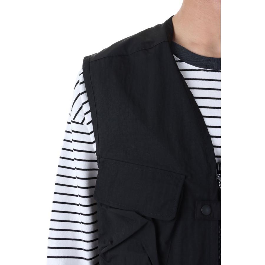 【P5倍 / SALE】RIVER VEST TASLAN NYLON -BLACK(F441004) [BP] First Down -Men-(ファースト・ダウン)First Down | FIRST DOWN | 03
