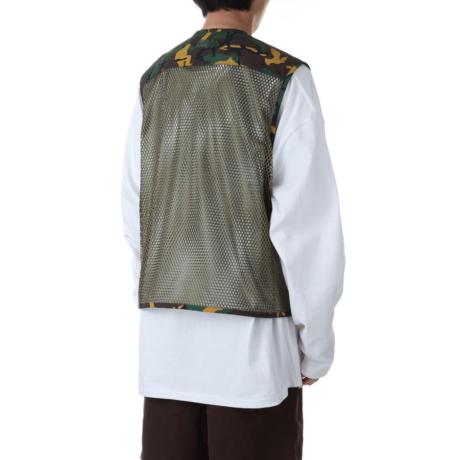 【P5倍 / SALE】RIVER VEST TASLAN NYLON -WOODLAND CAMO(F441004) [BP] First Down -Men-(ファースト・ダウン)First Down | FIRST DOWN | 02