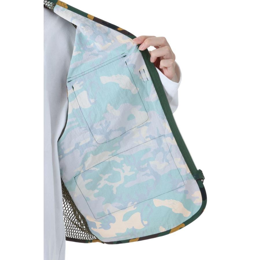 【P5倍 / SALE】RIVER VEST TASLAN NYLON -WOODLAND CAMO(F441004) [BP] First Down -Men-(ファースト・ダウン)First Down | FIRST DOWN | 05