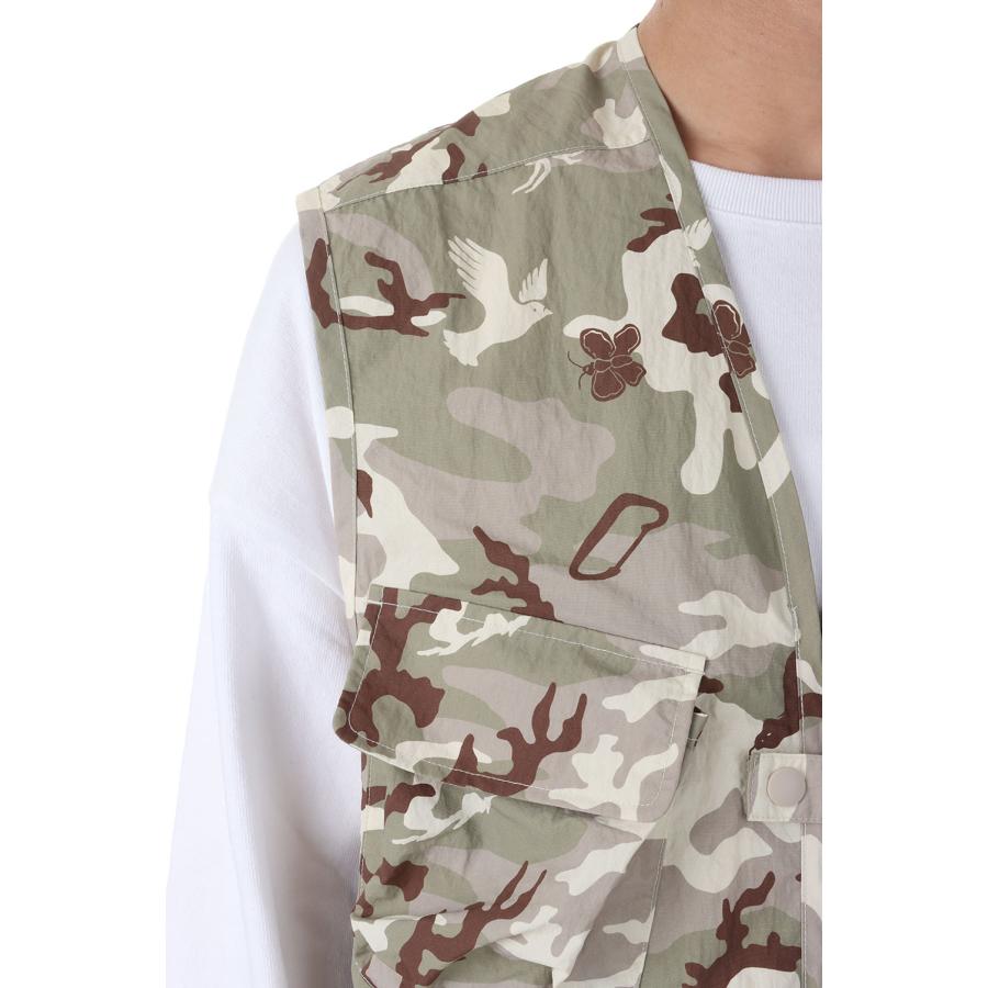 【P5倍 / SALE】RIVER VEST TASLAN NYLON -DESERT CAMO(F441004) [BP] First Down -Men-(ファースト・ダウン)First Down | FIRST DOWN | 03