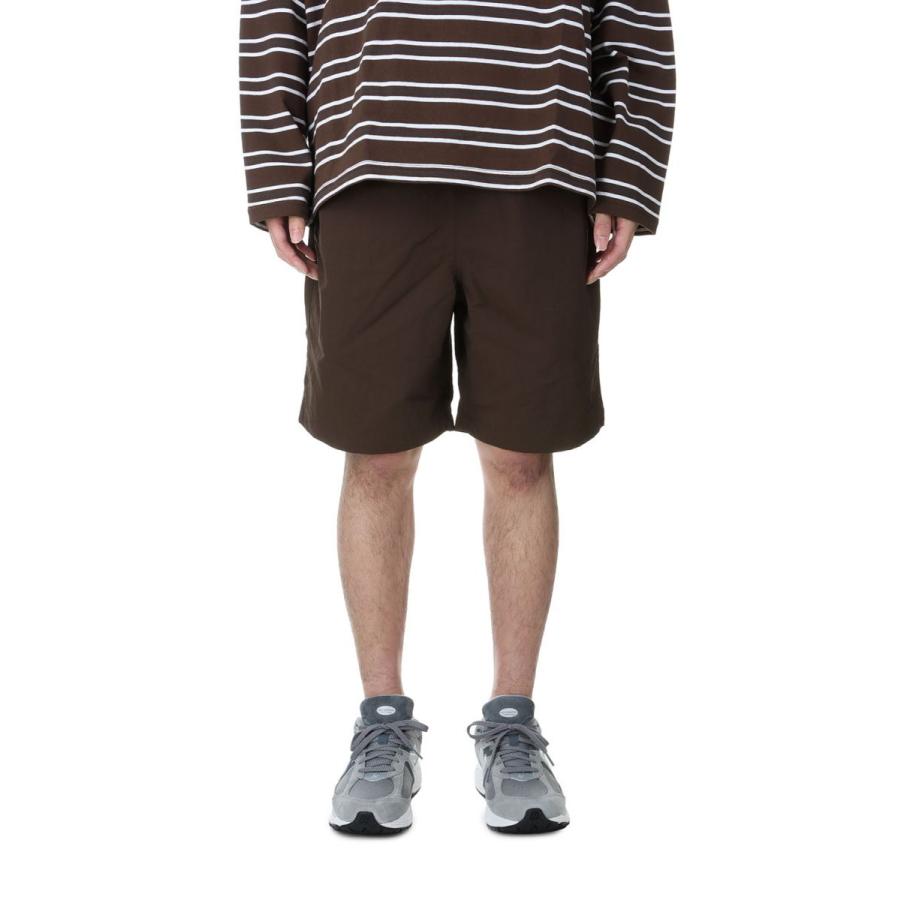 【P5倍 / SALE】COZY SHORTS TASLAN NYLON -BROWN(F441007) [BP] First Down -Men-(ファースト・ダウン)First Down | FIRST DOWN