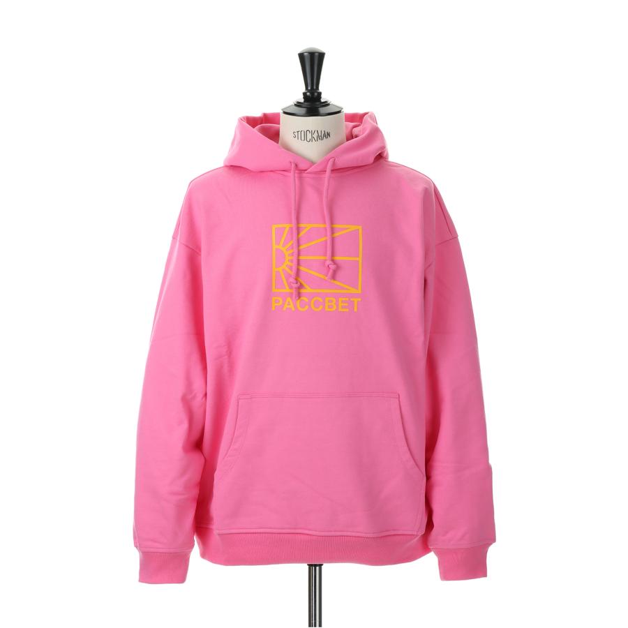 【P10倍】【SALE】MEN BIG LOGO HOODIE KNIT/PINK(PACC11T026) RASSVET(ラスベート) | 