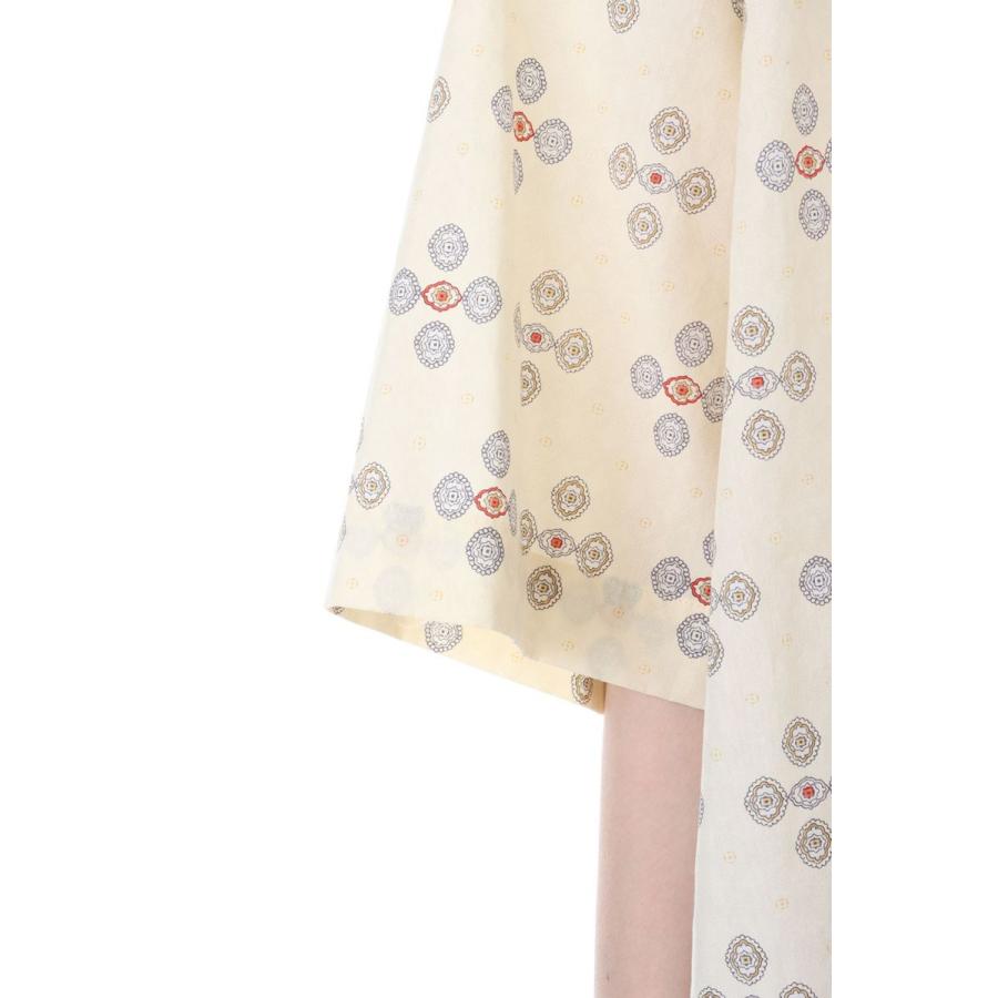 【P5倍 / SALE】PRINT HALF SLEEVE SHIRT -Red x Cream (23SS-17-H) Jun Mikami(ジュンミカミ) | JUN MIKAMI | 04