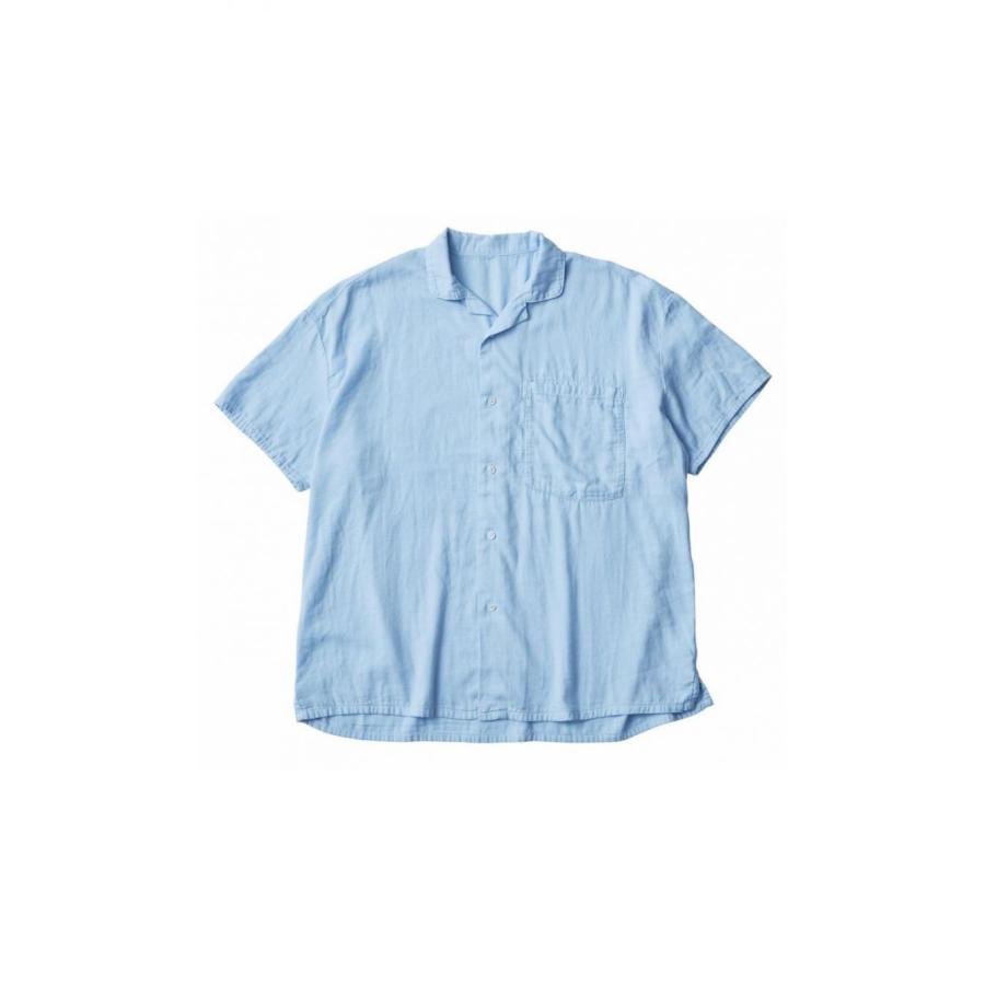 【16時までのご注文で最短翌日発送】SUVIN GOLD GAUZE SHORT SLEEVE SHIRT / BLUE (PC-056-2127) Porter Classic(ポータークラシック)｜deepinsideinc｜07