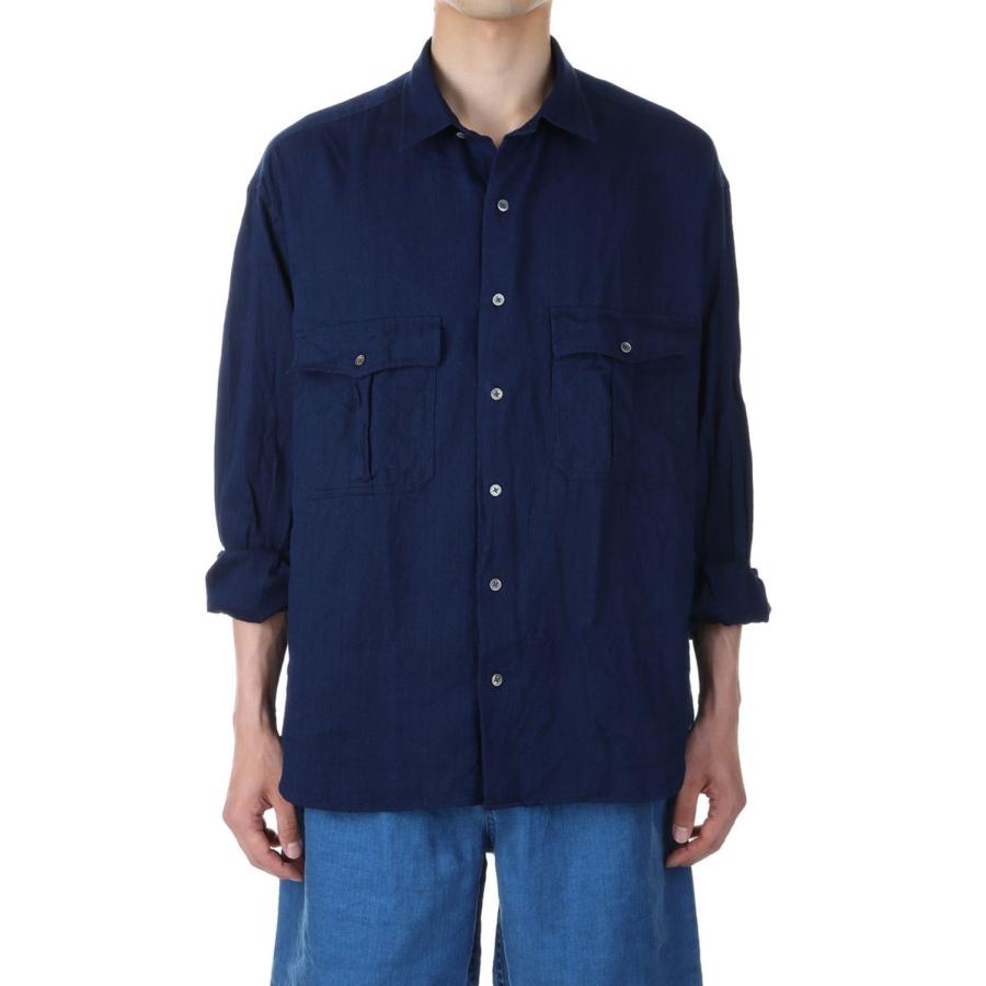 PORTER CLASSIC 【P10倍】ROLL UP VINTAGE GAUZE SHIRTS