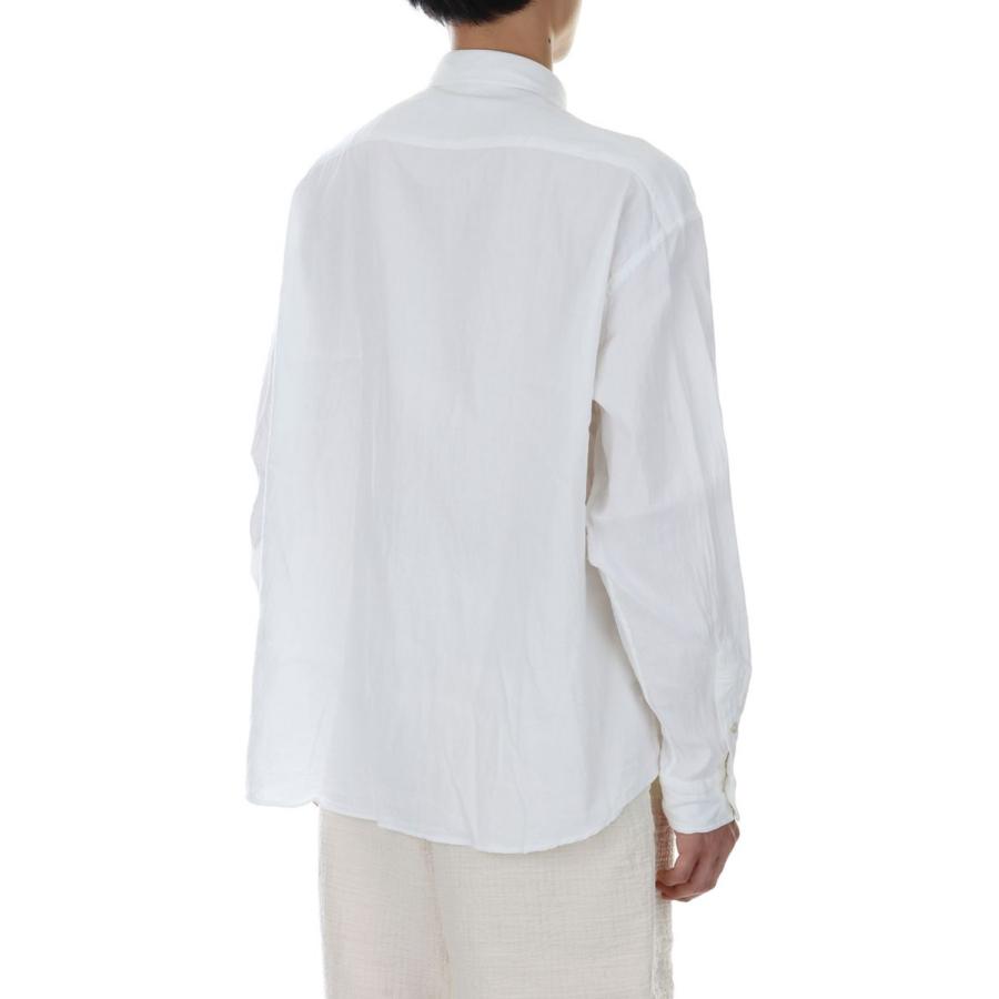 ROLL UP VINTAGE GAUZE SHIRTS / WHITE (PC-016-2210) Porter Classic(ポーター