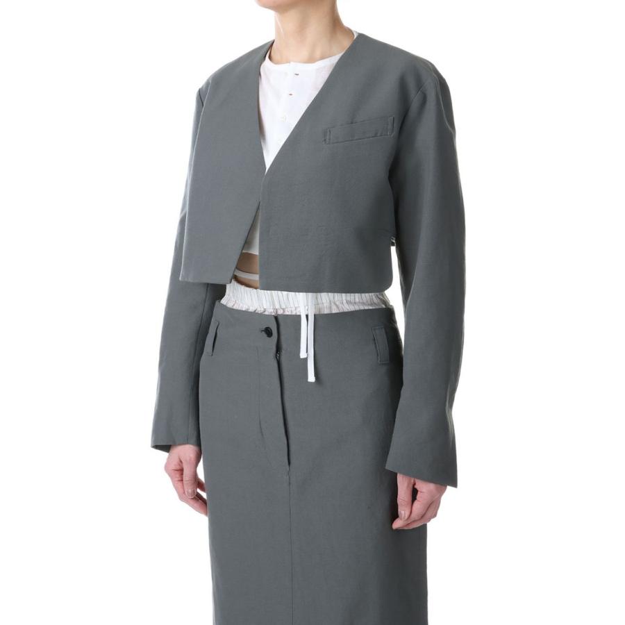 【P5倍 / SALE】WLC SHORT JACKET -CHARCOAL(23SJK-#705L) Jane Smith(ジェーンスミス) |  | 01