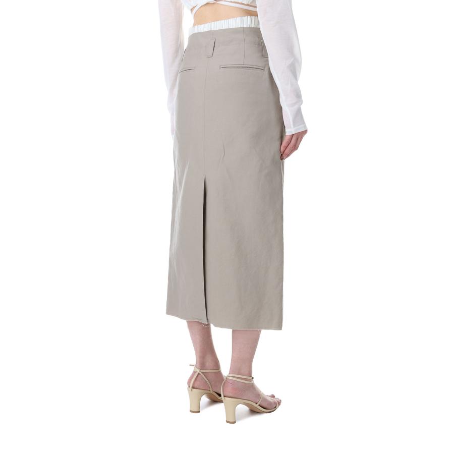 【P5倍 / SALE】WLC LAYERED TIGHT SKIRT -BEIGE(23SSK-#703L) Jane Smith(ジェーンスミス) |  | 02