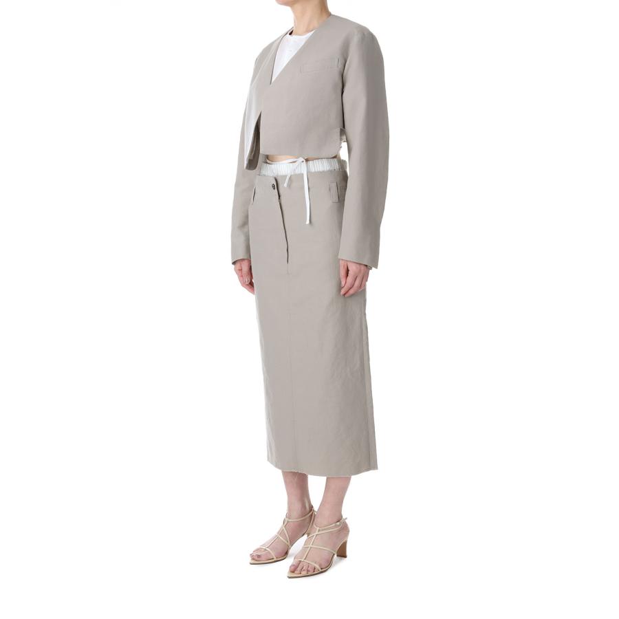 【P5倍 / SALE】WLC LAYERED TIGHT SKIRT -BEIGE(23SSK-#703L) Jane Smith(ジェーンスミス) |  | 05