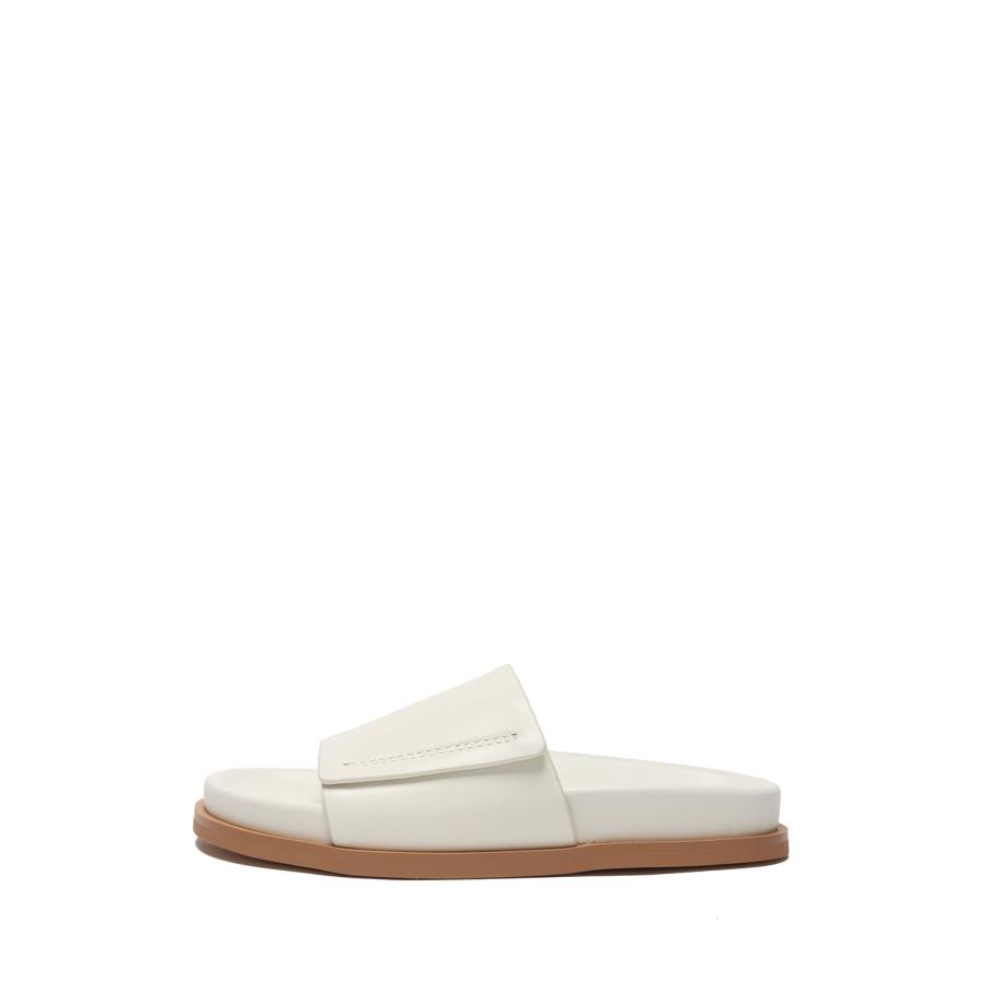 TODAYFUL Leather Slide Sandals サンダル 37 白 TODAYFUL 【SALE】【16時までで最短翌日発送】 Leather Slide Sandals