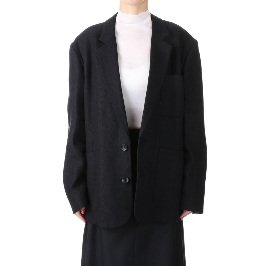 【16時までのご注文で最短翌日発送】TODAYFUL トゥデイフル Boyfriend Linen Jacket -BLACK (12310102)