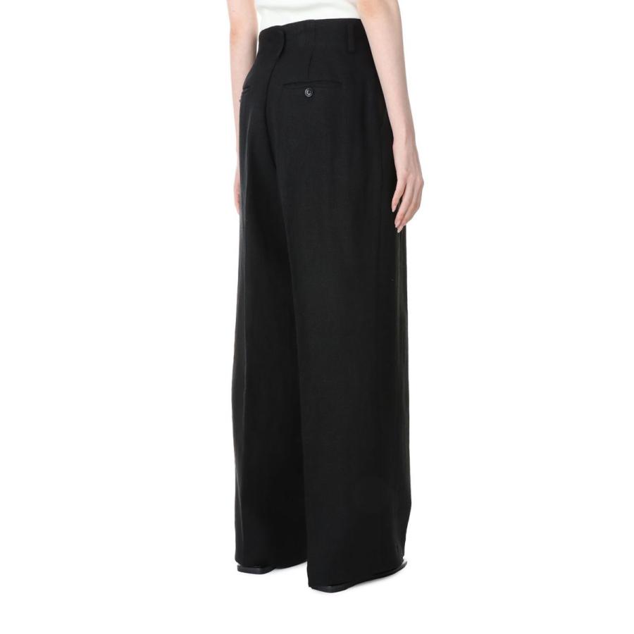TODAYFUL トゥデイフル Tuck Linen Trousers -BLACK （12310701） | TODAYFUL | 02