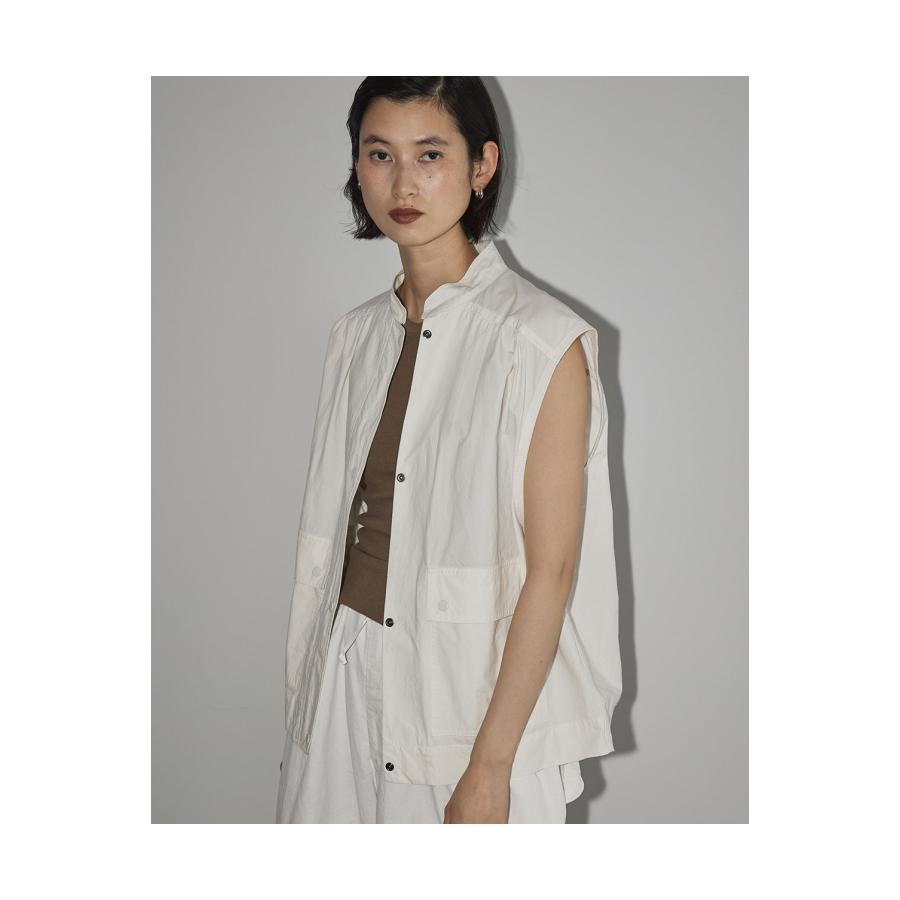 【SALE】TODAYFUL トゥデイフル Flappocket Cotton Vest -WHITE (12310105) | TODAYFUL | 06