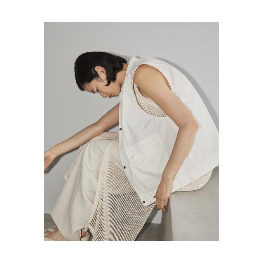 【SALE】TODAYFUL トゥデイフル Flappocket Cotton Vest -WHITE (12310105) | TODAYFUL | 08