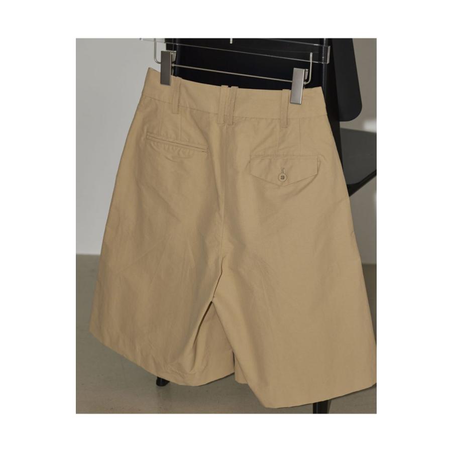 TODAYFUL トゥデイフル Doubletuck Half Pants -NATURAL TODAYFUL トゥデイフル Doubletuck Half Pants -NATURAL