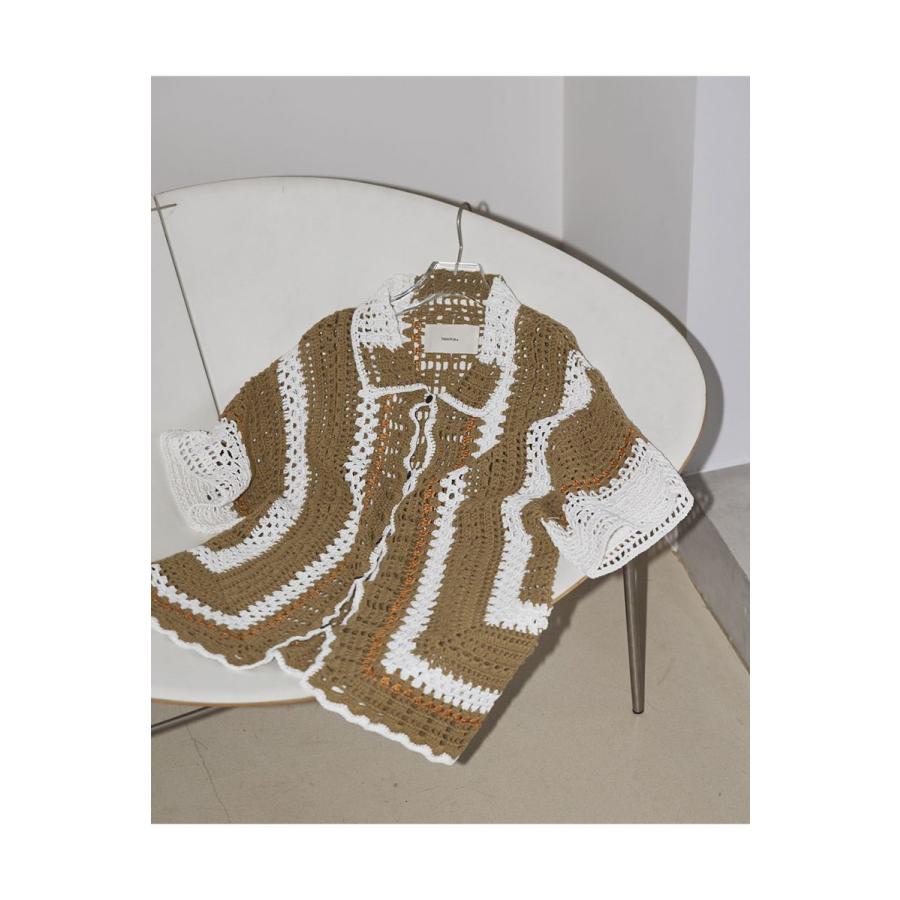 TODAYFUL トゥデイフル Crochet Over Shirts -OLIVE （12310514） | TODAYFUL | 06