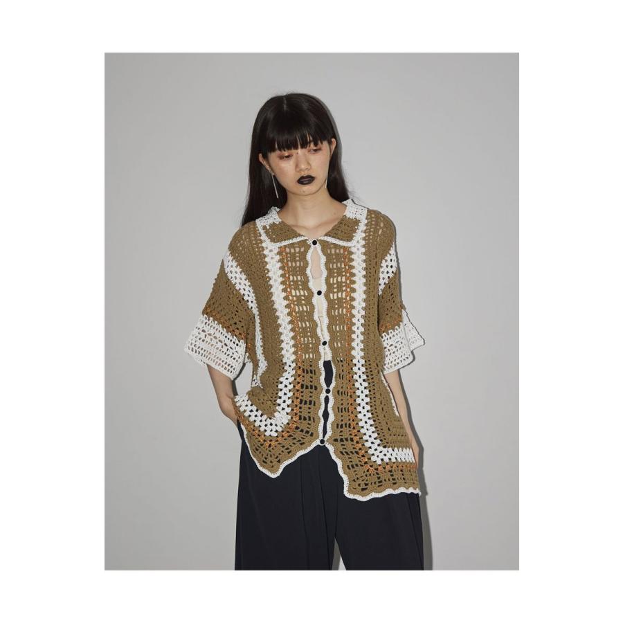 TODAYFUL トゥデイフル Crochet Over Shirts -OLIVE （12310514） | TODAYFUL | 08