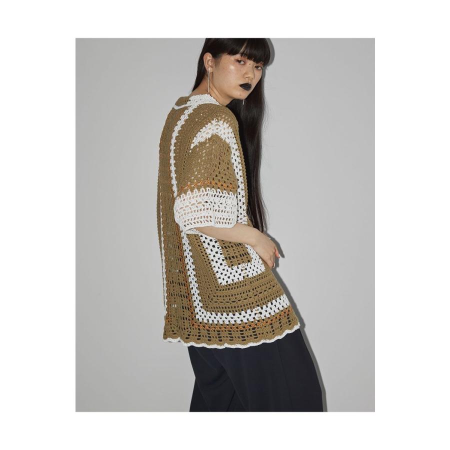 TODAYFUL トゥデイフル Crochet Over Shirts -OLIVE （12310514） | TODAYFUL | 09