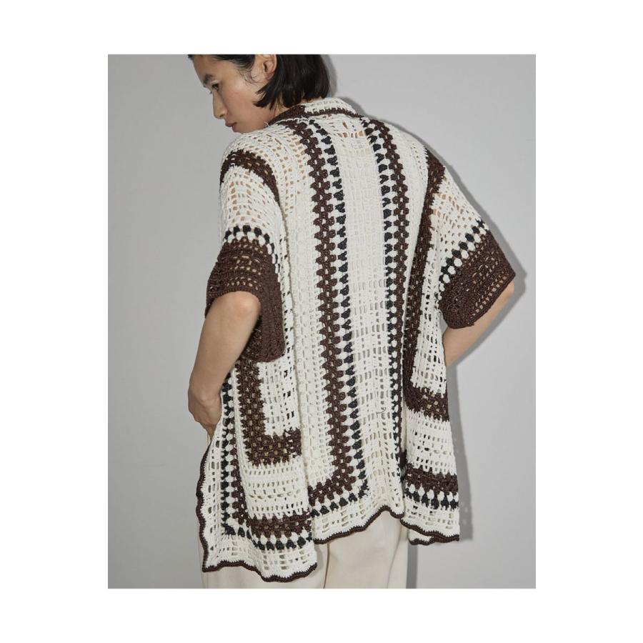 TODAYFUL 【SALE / 40%OFF】Crochet Over Shirts -BROWN