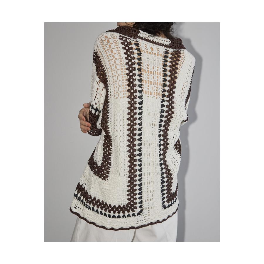 【SALE】Crochet Over Shirts -BROWN (12310514) Todayful(トゥデイフル) | TODAYFUL | 12