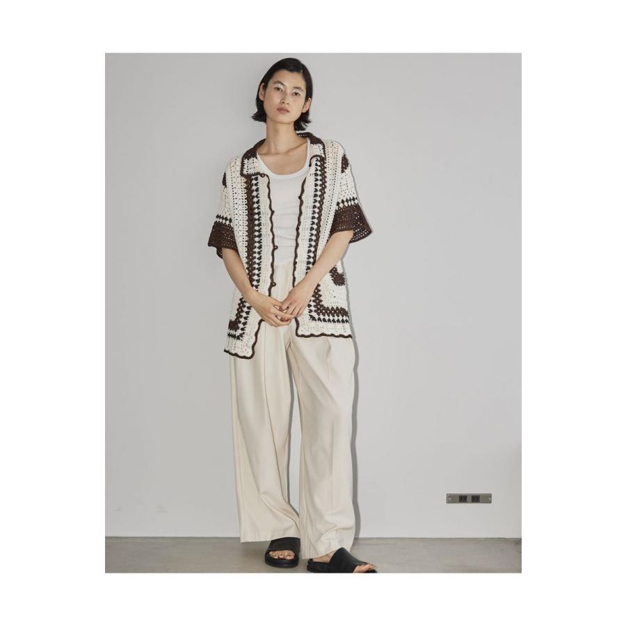 TODAYFUL 【SALE / 40%OFF】Crochet Over Shirts -BROWN