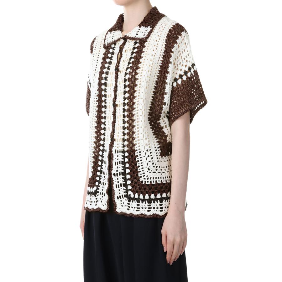 【SALE】Crochet Over Shirts -BROWN (12310514) Todayful(トゥデイフル) | TODAYFUL | 02