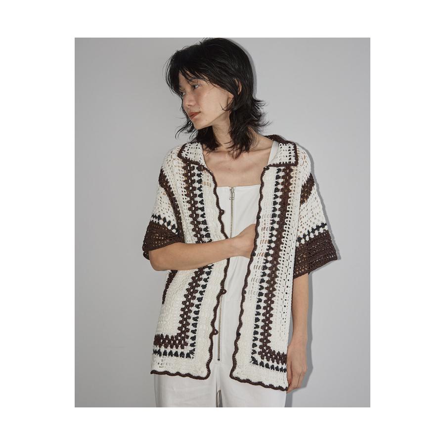 【SALE】Crochet Over Shirts -BROWN (12310514) Todayful(トゥデイフル) | TODAYFUL | 07