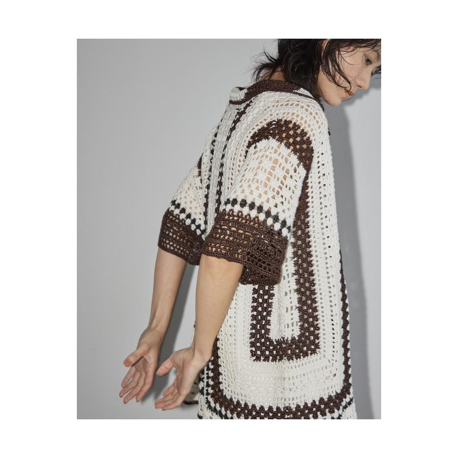 【SALE】Crochet Over Shirts -BROWN (12310514) Todayful(トゥデイフル) | TODAYFUL | 09