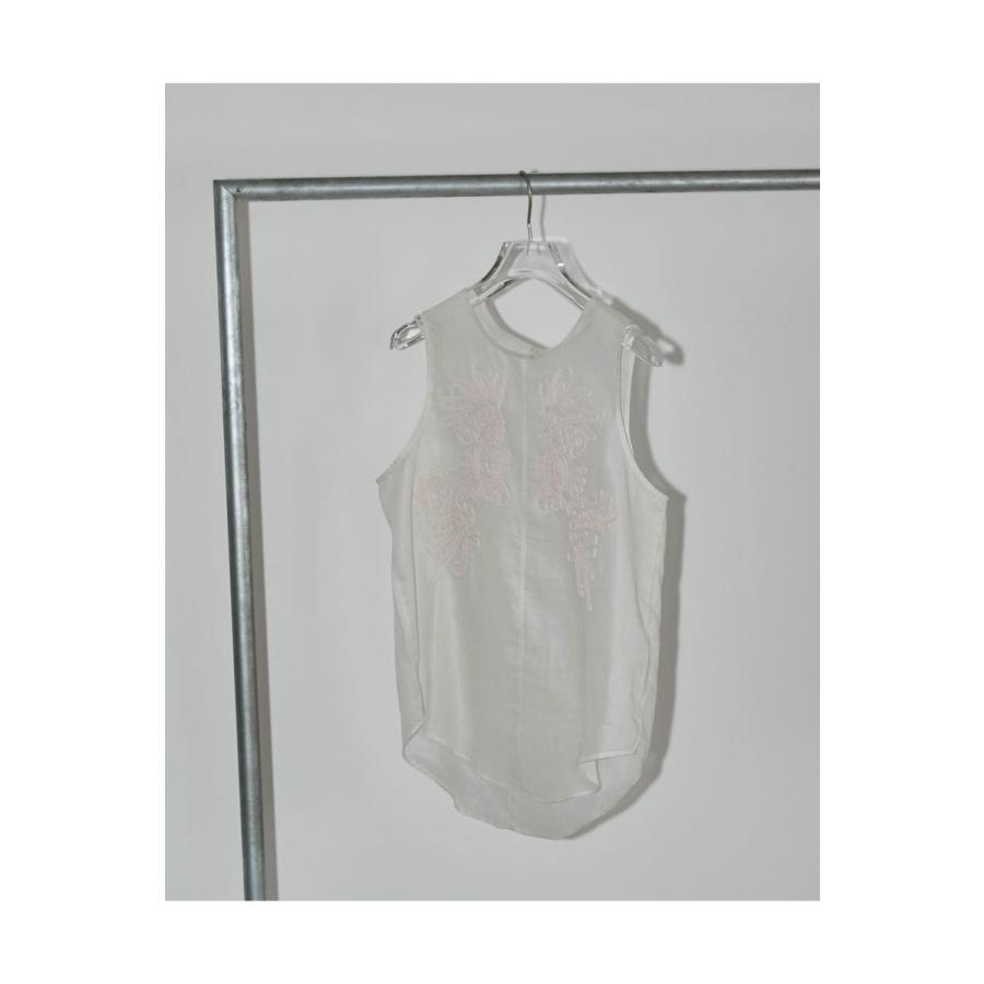 【新品未使用】Organdy Embroider Tops TODAYFULOrgandy Embroider Topsホワイト新品