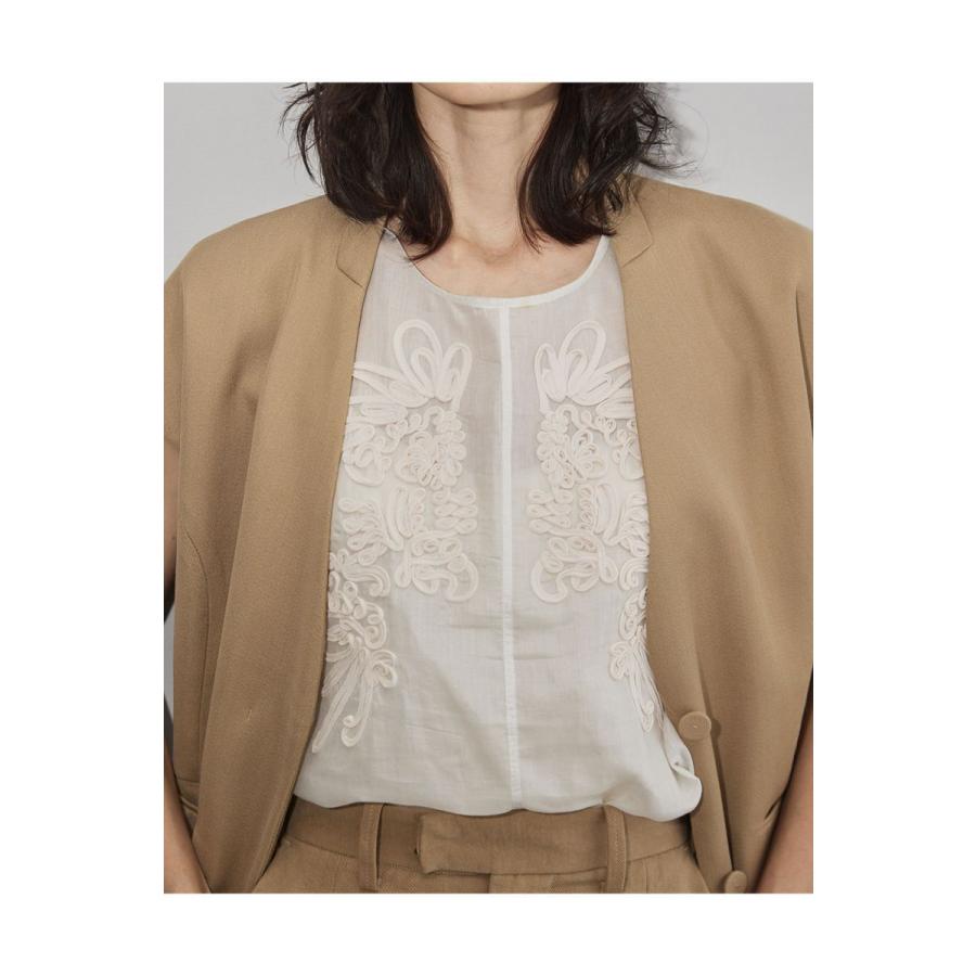 トゥデイフルOrgandy Embroider Tops