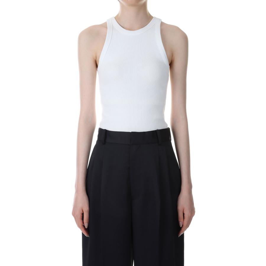 トゥデイフル todayful Cupin Rib Tanktop ホワイト 白 TODAYFUL 【SALE】ODAYFUL トゥデイフル Cupin Rib Tanktop -WHITE