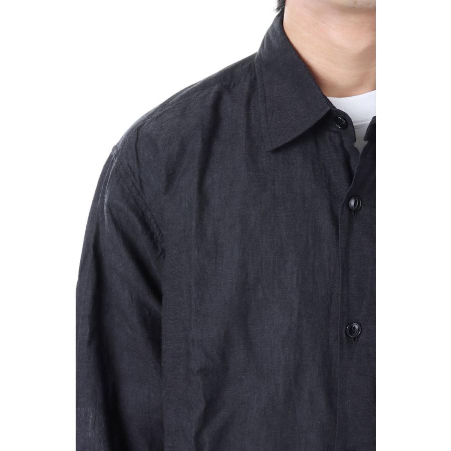 VAT DYE CHAMBRAY REGULAR SHIRT - BLACK (GL28989) Gold(ゴールド) | GOLD | 03