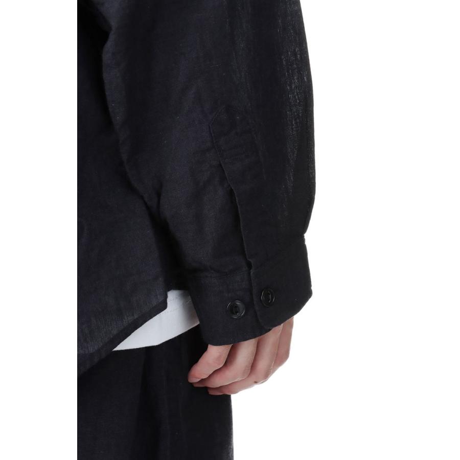 VAT DYE CHAMBRAY REGULAR SHIRT - BLACK (GL28989) Gold(ゴールド) | GOLD | 04