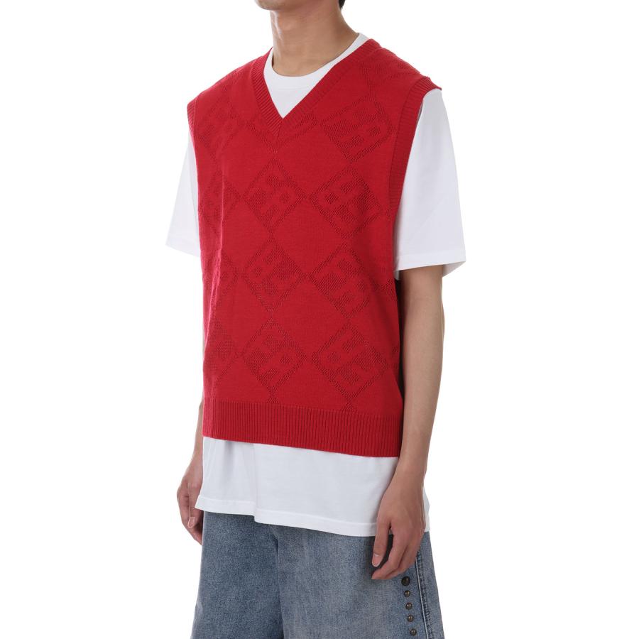 【P5倍 / SALE】LETTER SQUARE VEST / Red Fucking Awesome(ファッキンオーサム) |  | 01