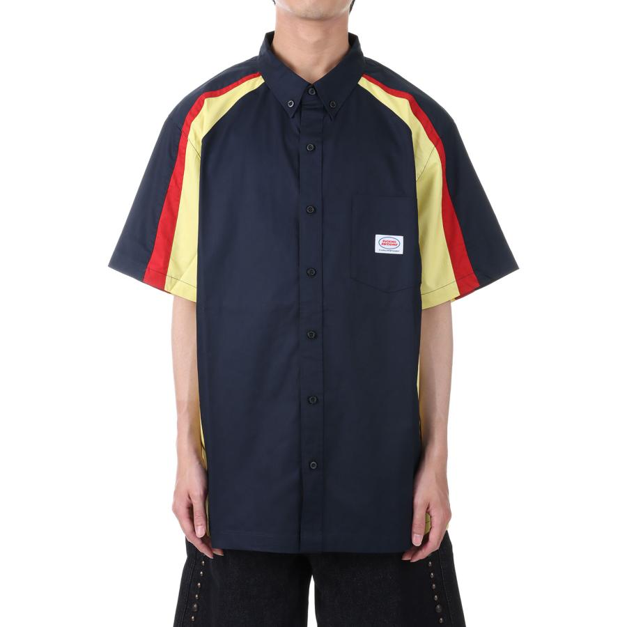 【P5倍 / SALE】Factory Team Shirt / Navy Yellow Fucking Awesome(ファッキンオーサム) | 