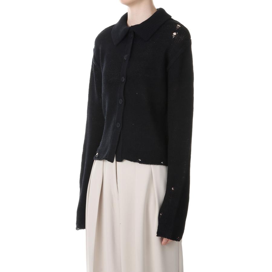 【SALE】TODAYFUL トゥデイフル  Lowgauge Knit Shirts -BLACK (12310504) | TODAYFUL | 01