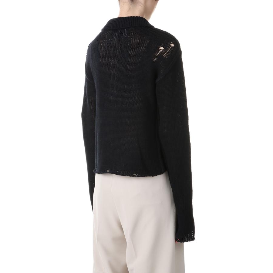 【SALE】TODAYFUL トゥデイフル  Lowgauge Knit Shirts -BLACK (12310504) | TODAYFUL | 02