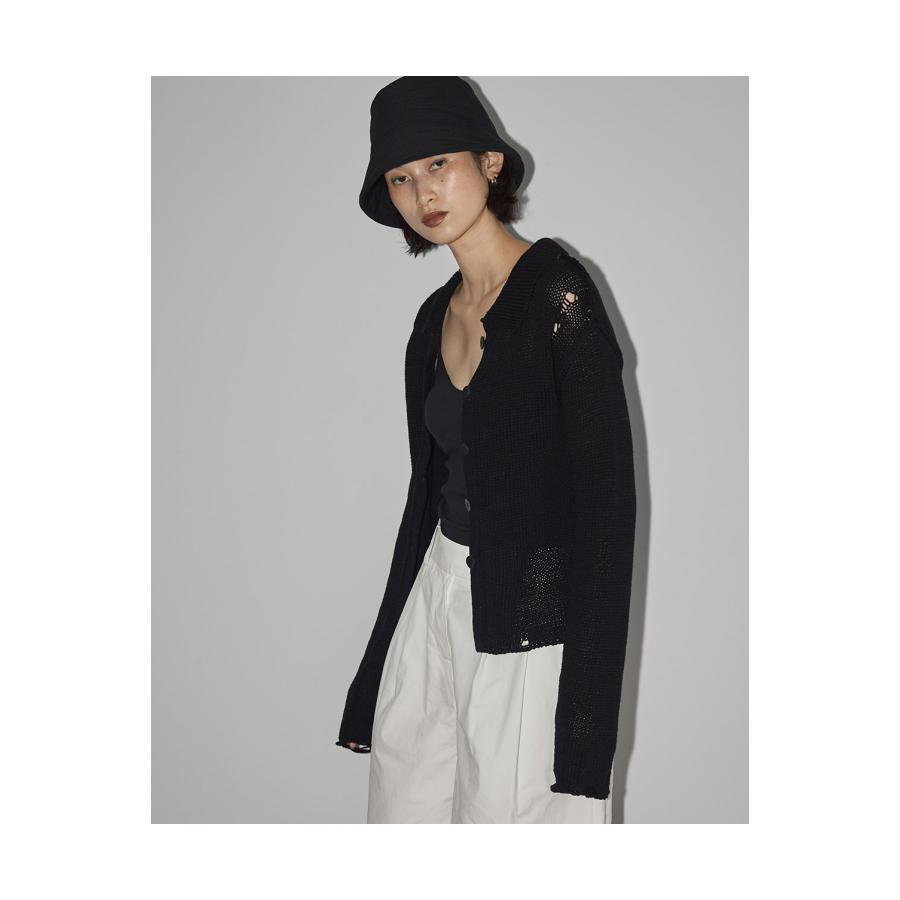 【SALE】TODAYFUL トゥデイフル  Lowgauge Knit Shirts -BLACK (12310504) | TODAYFUL | 08