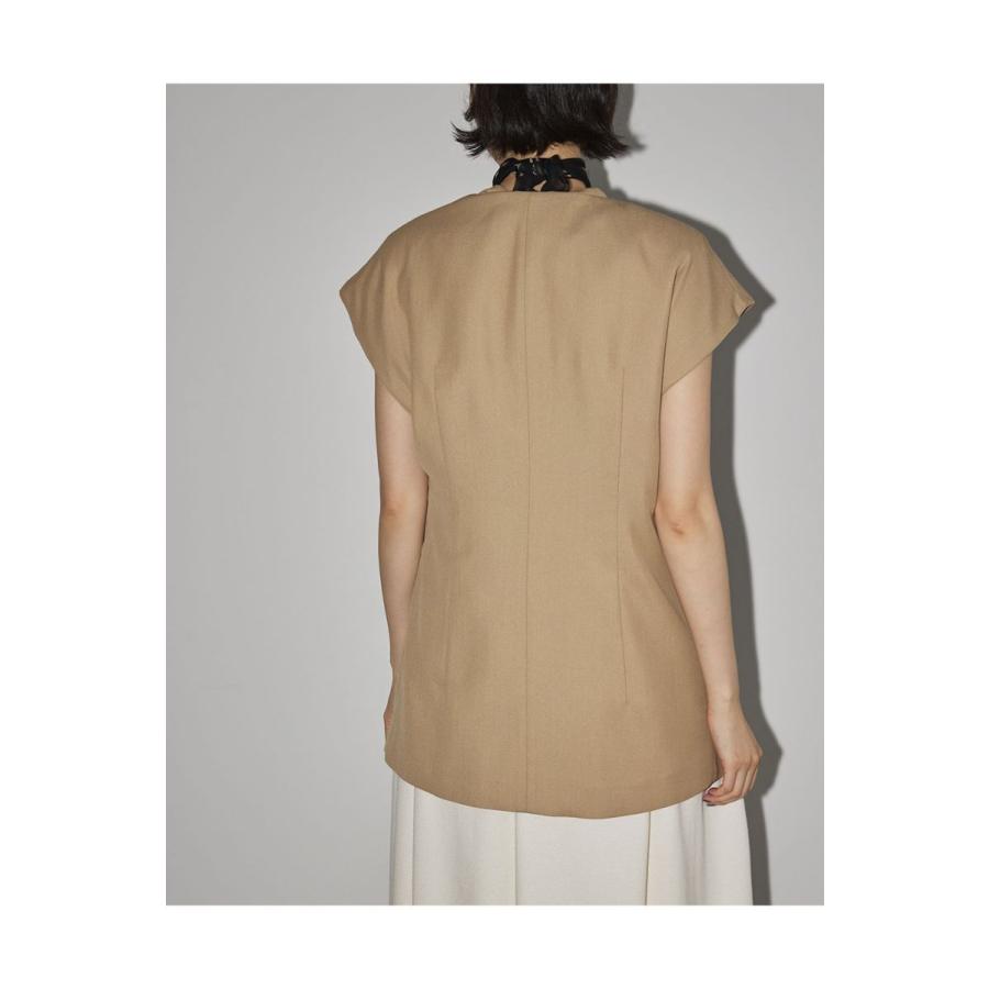 【SALE】Satin Over Vest -NATURAL （12310106） Todayful(トゥデイフル) | TODAYFUL | 12
