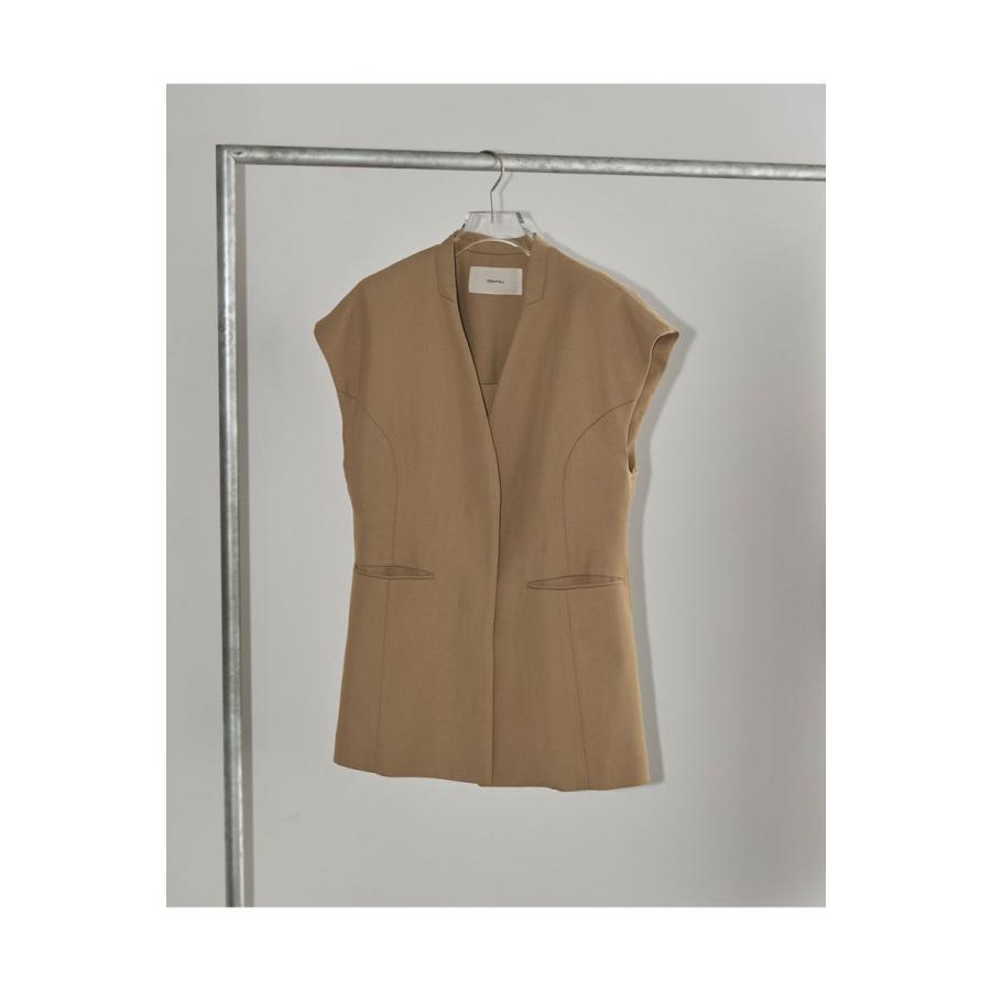 【SALE】Satin Over Vest -NATURAL （12310106） Todayful(トゥデイフル) | TODAYFUL | 08