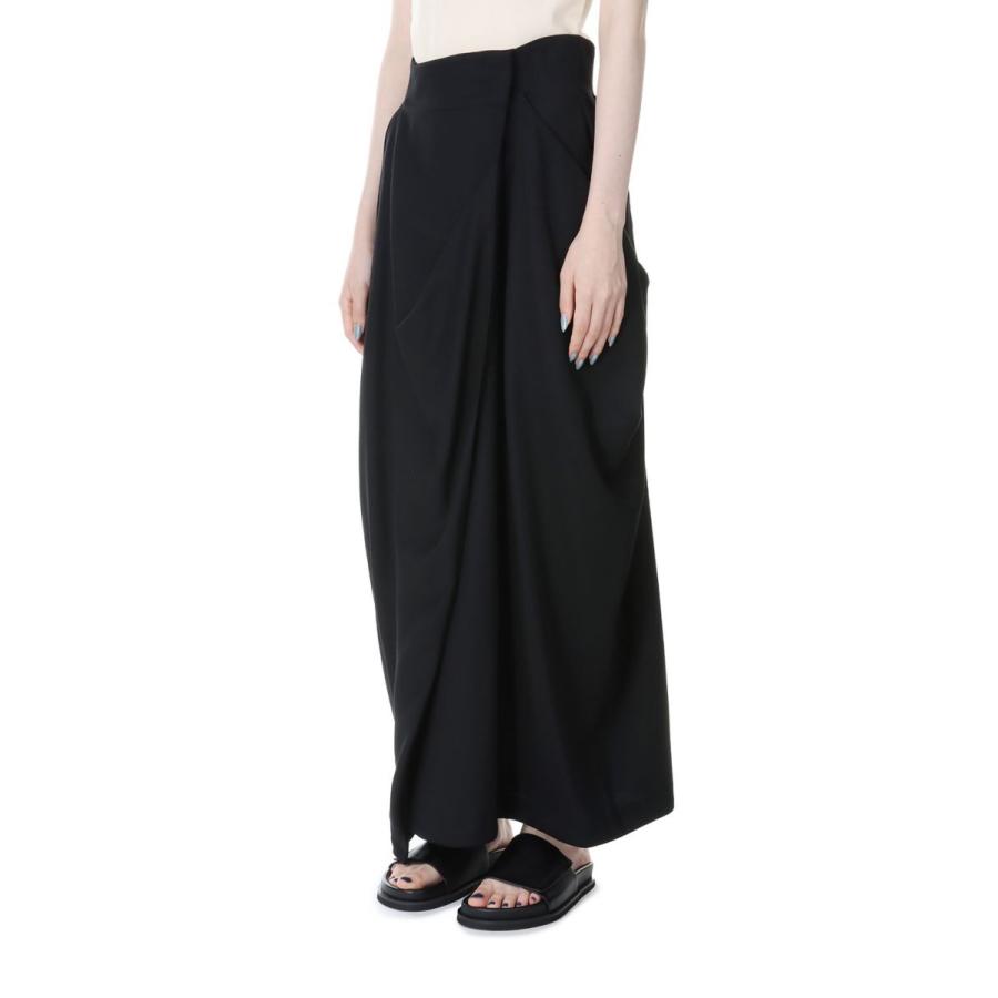 TODAYFUL トゥデイフル Drape Satin Skirt -BLACK （12310806