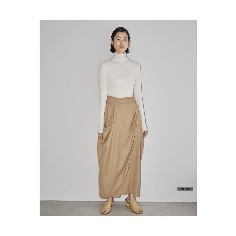 TODAYFUL 【SALE】Drape Satin Skirt -NATURAL （12310806） Todayful